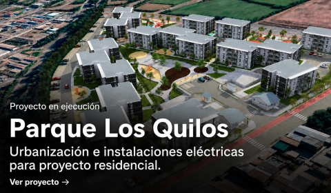 Urbanización y obras eléctricas ejecutadas por Fibertek en el proyecto residencial Parque Los Quilos, Machalí.